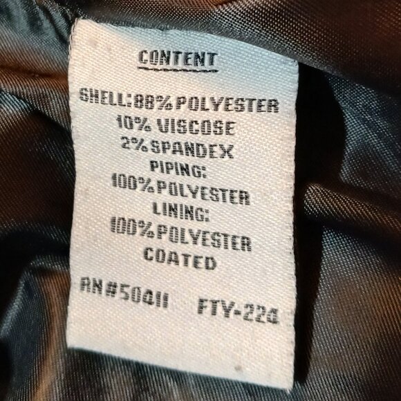 JESSICA SIMPSON Black Fitted Peacoat XSM- Like New. - Picture 8 of 8